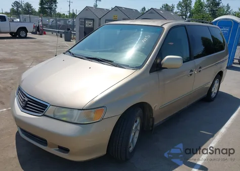 2000 Honda Odyssey Ex z USA, uszkodzony, nr VIN 2HKRL1868YH001859